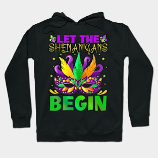 Let The Shenanigans Begin Mardi Gras Kids Men Women Hoodie